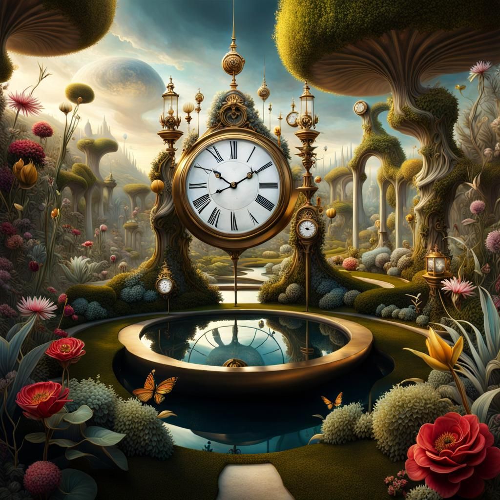 Garden Of Time - AI Generated Artwork - NightCafe Creator