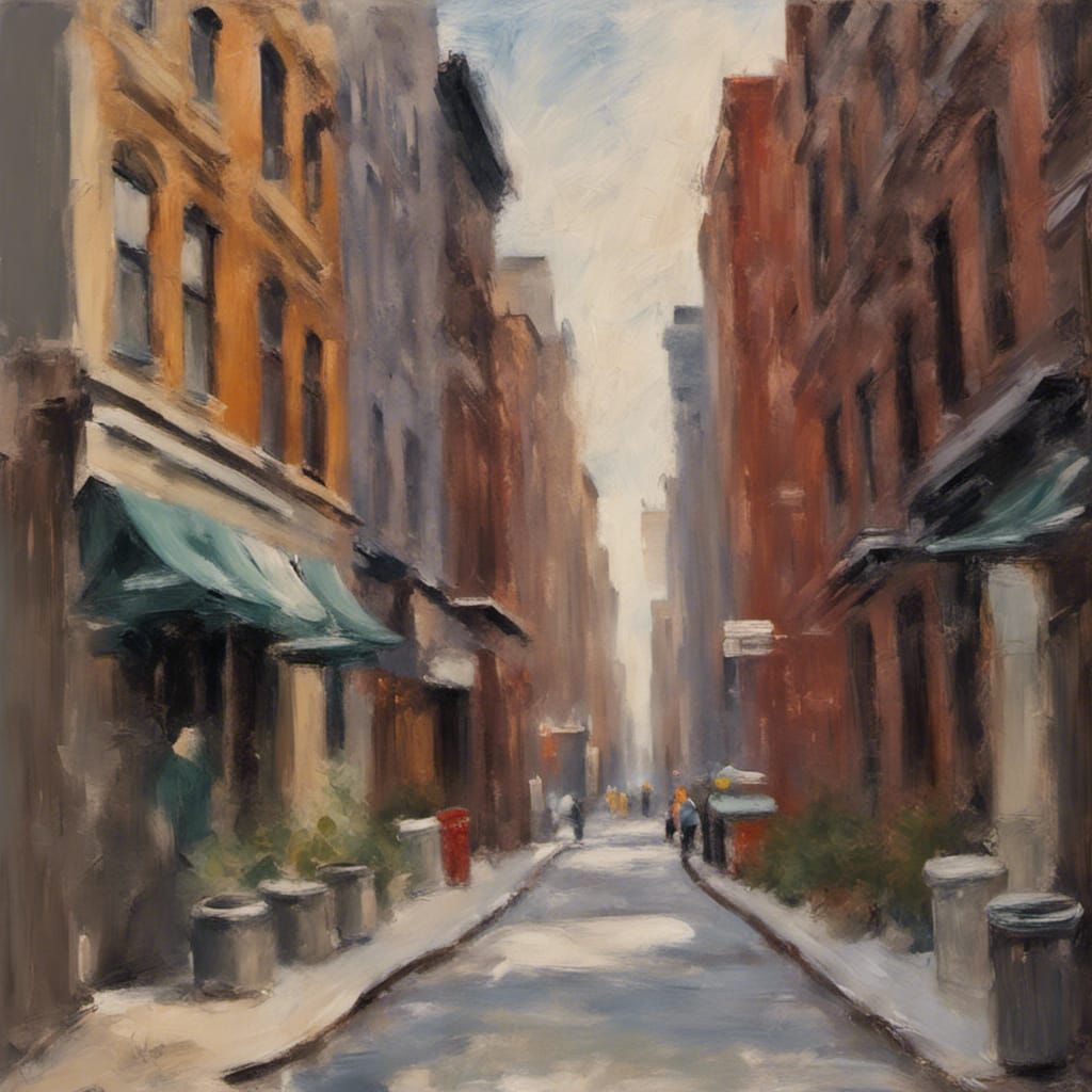 New York Impressions AI Generated Artwork NightCafe Creator