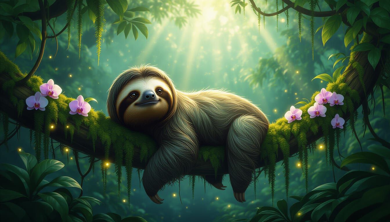 Sloths - Daily Challenge #1123  by @Linda