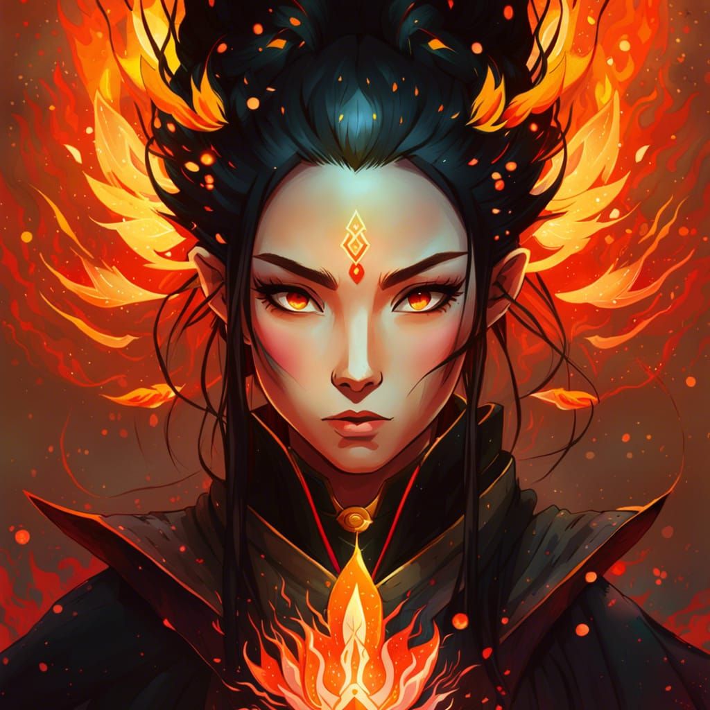 Princess of the Fire Nation - AI Generated Artwork - NightCafe Creator