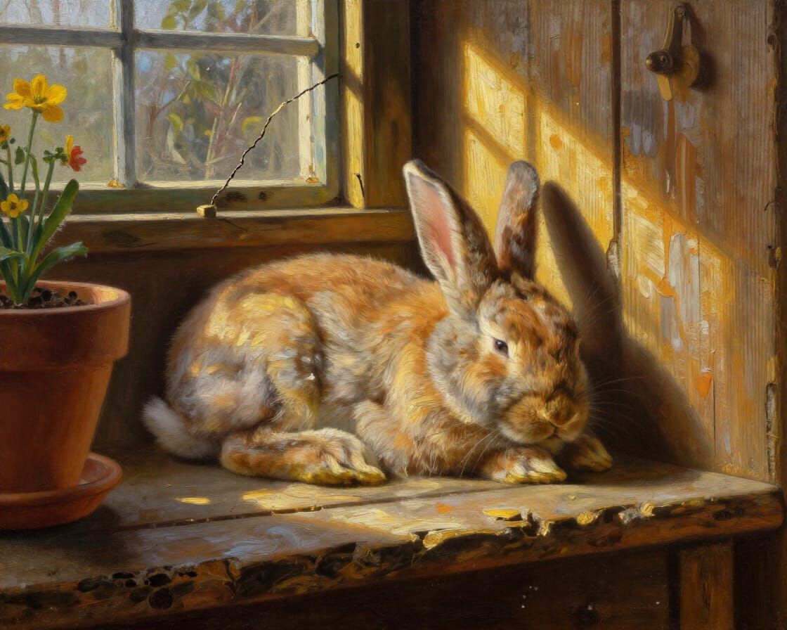 Golden Hour in the Potting Shed   by @Doomblob