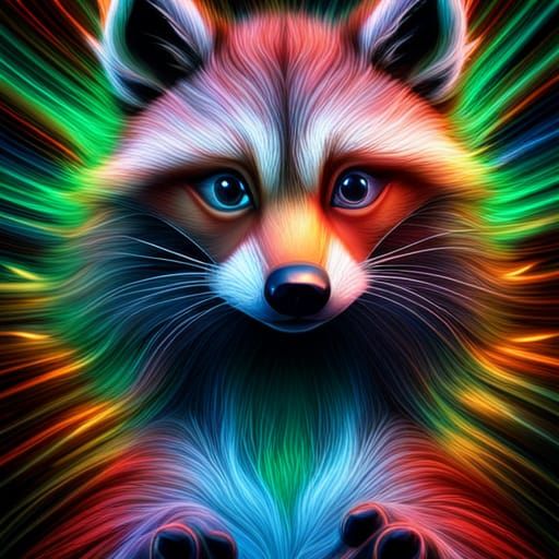 The Psychedelic Raccoon