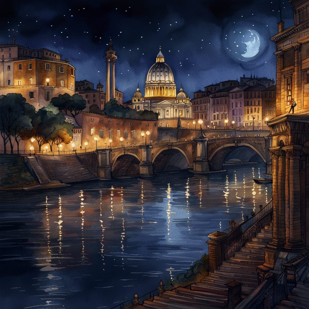 Rome view of Vatican City  by @ColdBoldTold