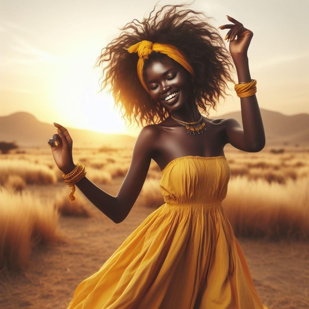 Joyful Sudan Sunrise