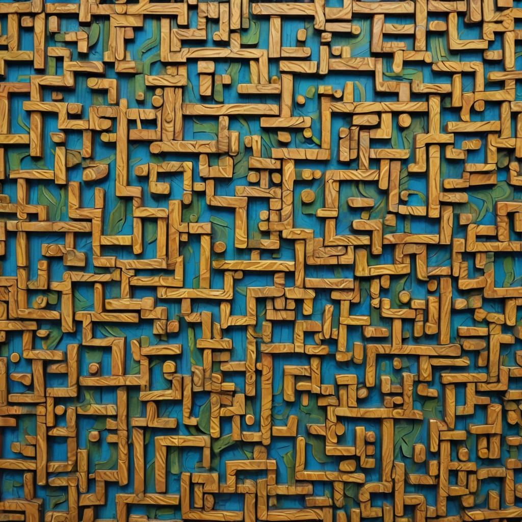 african inspired pattern wood sculpture david moore van gogh...
