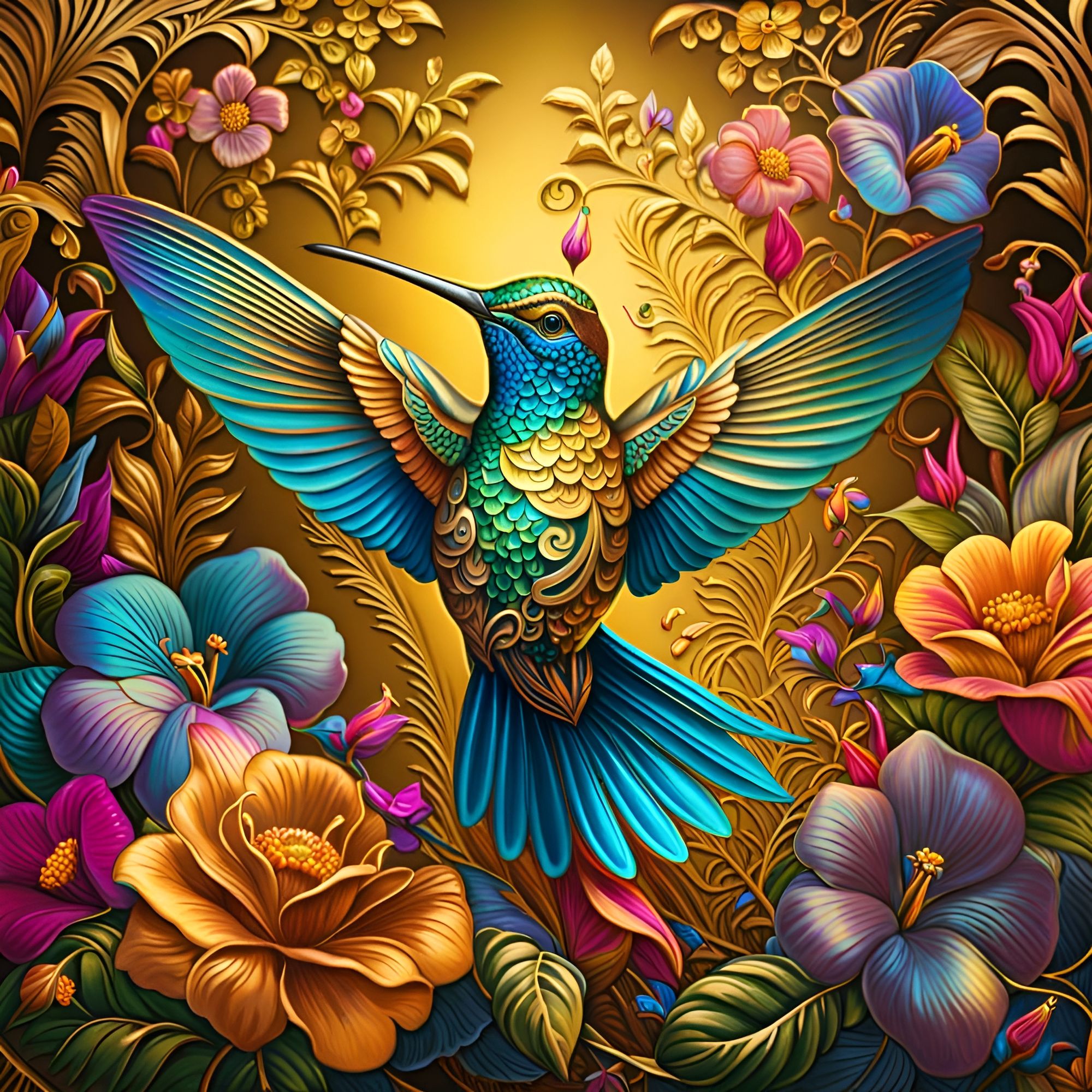 The owl mother and her little owlets are sitting in the nest 