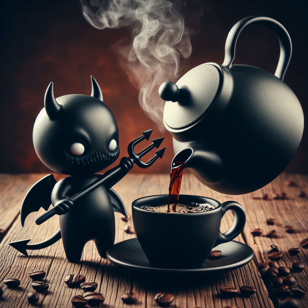 black coffee morning