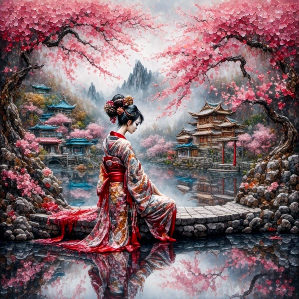 <lora:Beautiful Geisha:1.0> training 