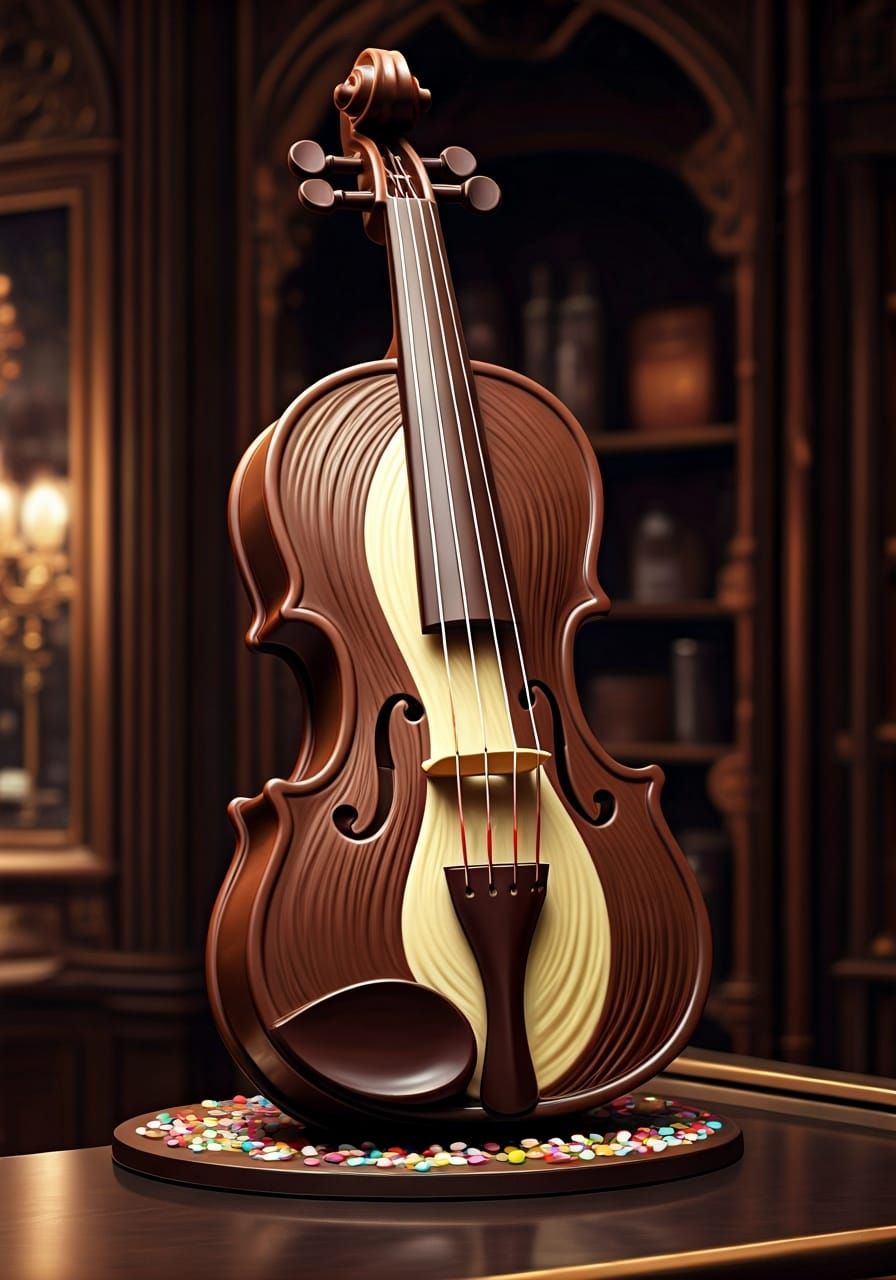 Chocolate Violin  by @Tolino