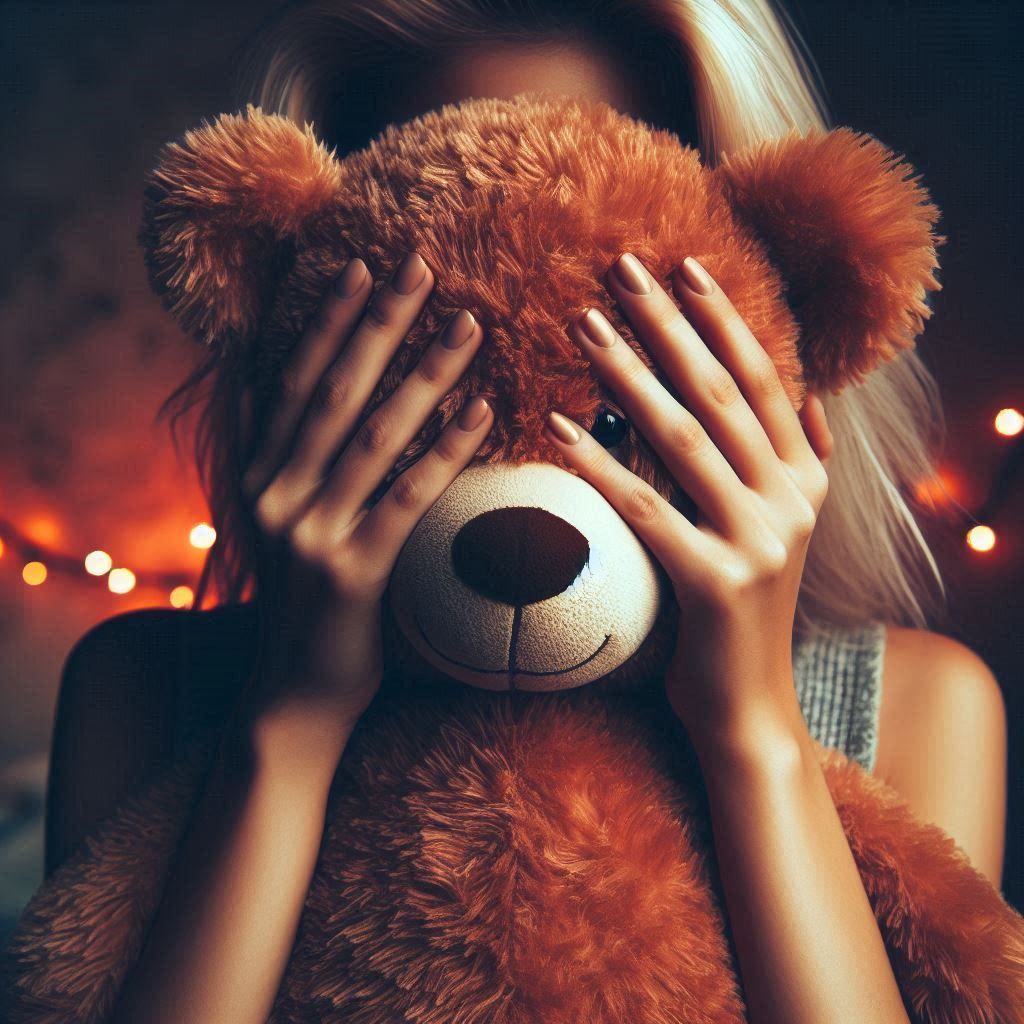 Peek-A-Boo teddy bear