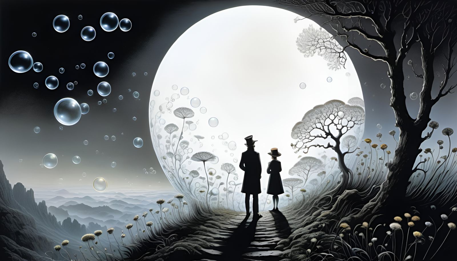 A dream unfolds with bubbles  by @artrelaxtotest