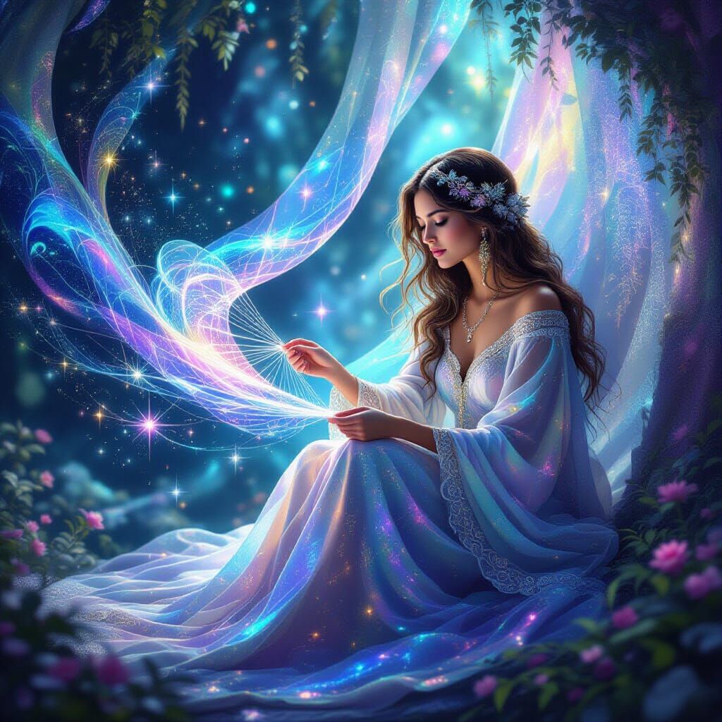 A magical dream weaver.   by @Athena