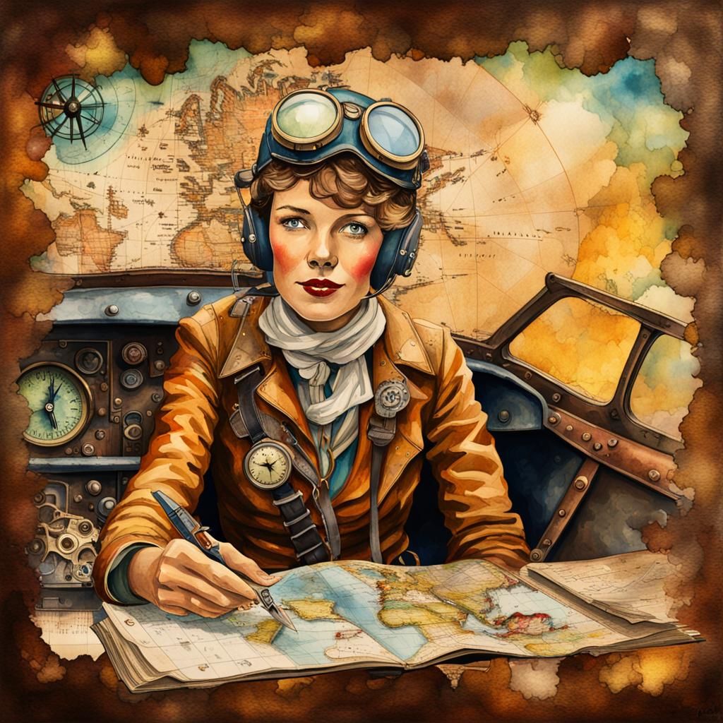 'Amelia Earhart'