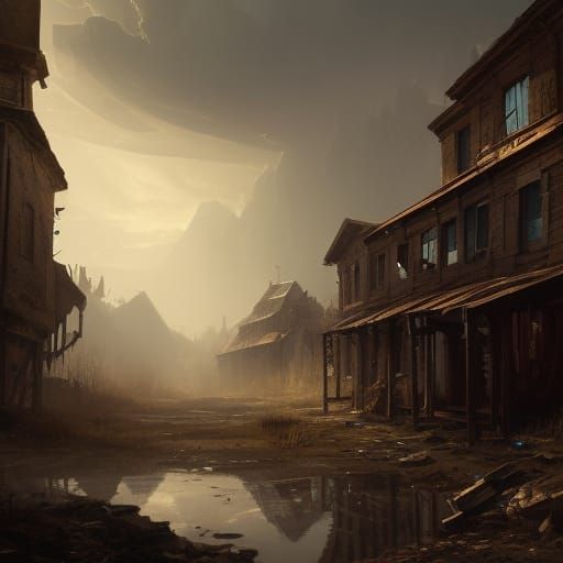 Abandoned Mining town