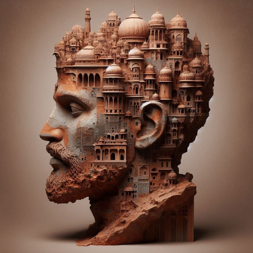 Sculpture of Shah Jahan