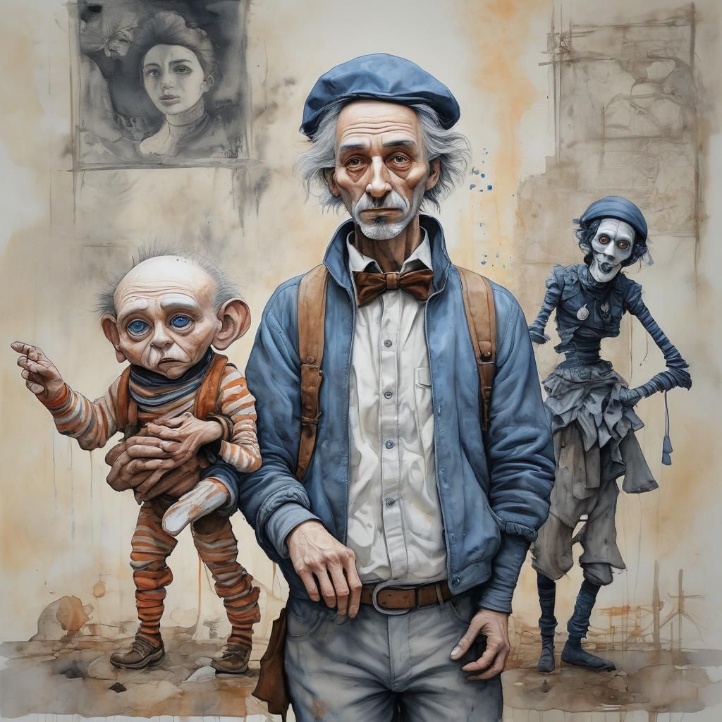 Old puppets