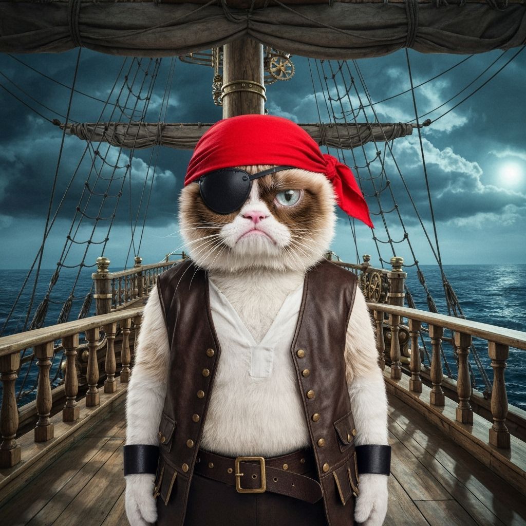 Grumpy Pirate ...  by @Chris