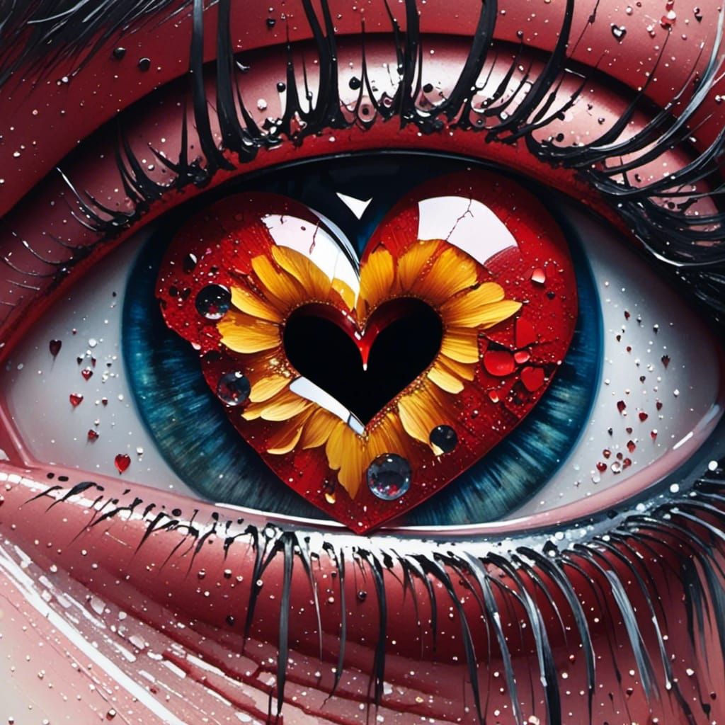 Heart Iris within the eye inspired by Tim Flach<lora:HeartCo...