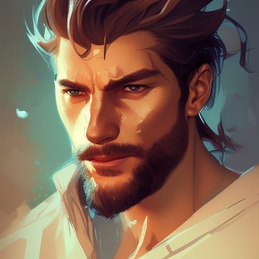 Handsome man - AI Generated Artwork - NightCafe Creator