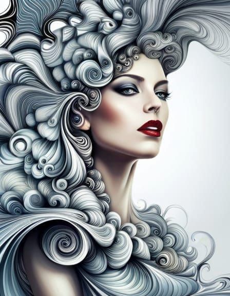 Fractal hairdressing