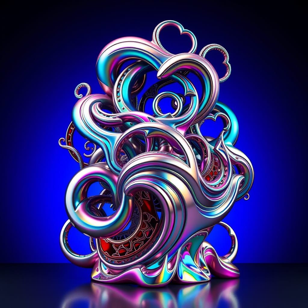 An Abstract Sculpture  by @Slyia