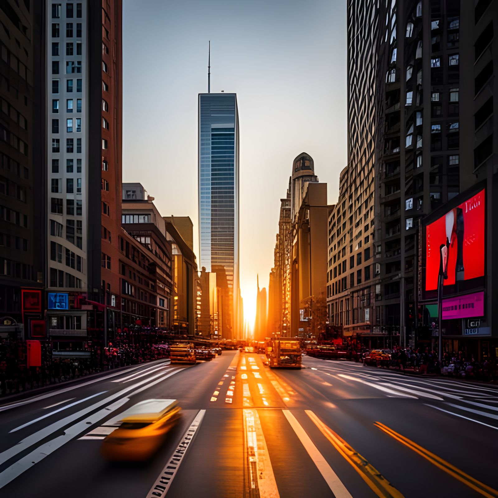 Manhattanhenge sunset  by @moonylla