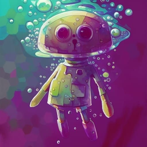 tiny robot - AI Generated Artwork - NightCafe Creator