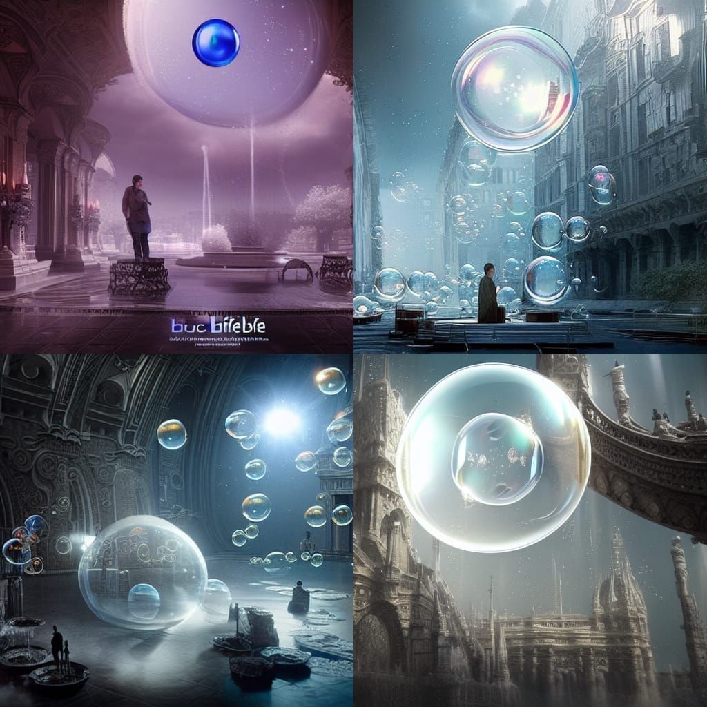 bubble life, everyone is in bubbles and it is the future