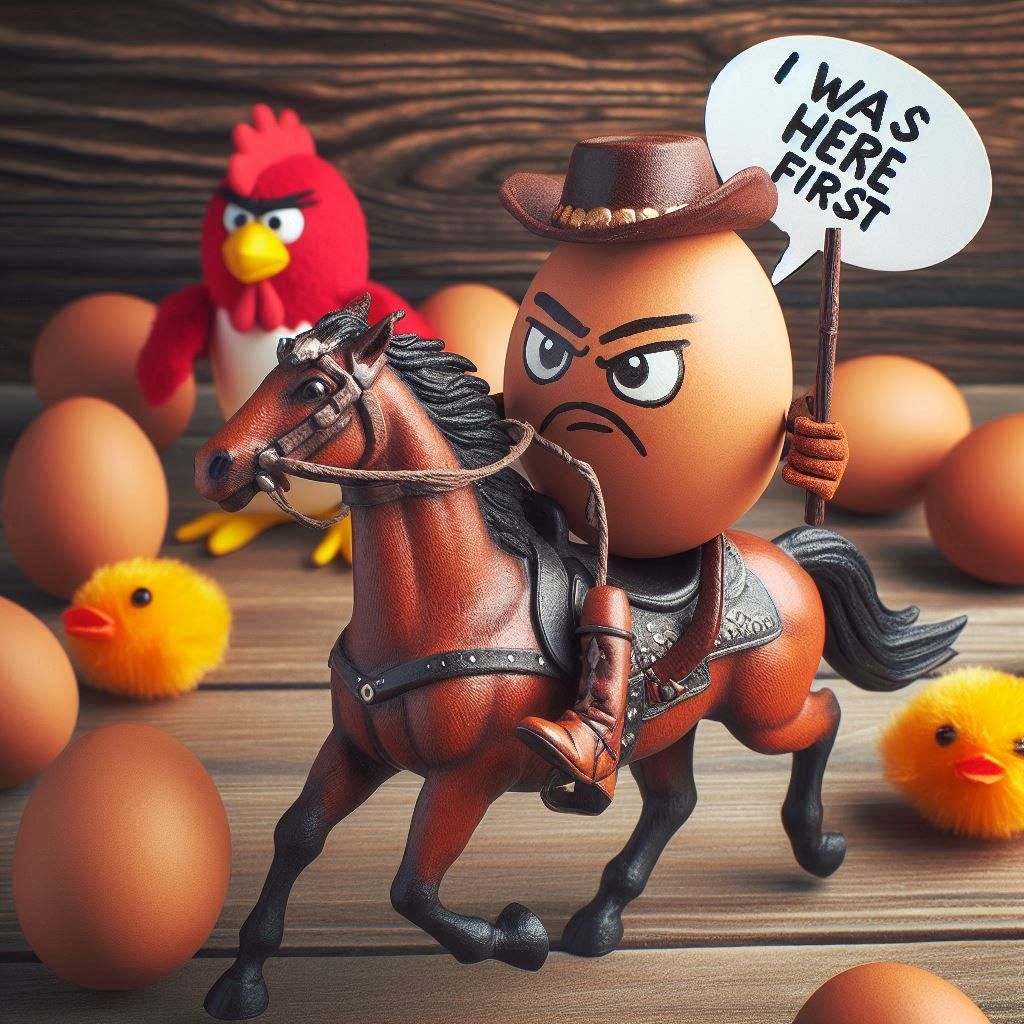 Which came first?