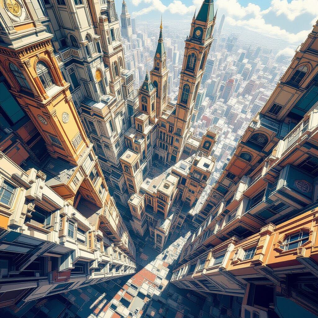 Bird's eye view  by @Somei