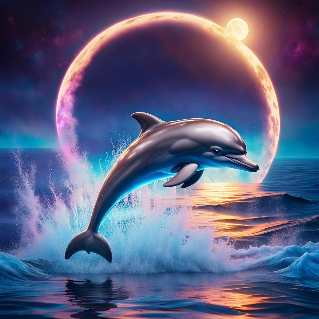Dolphin Magic  by @Dark Goddess 