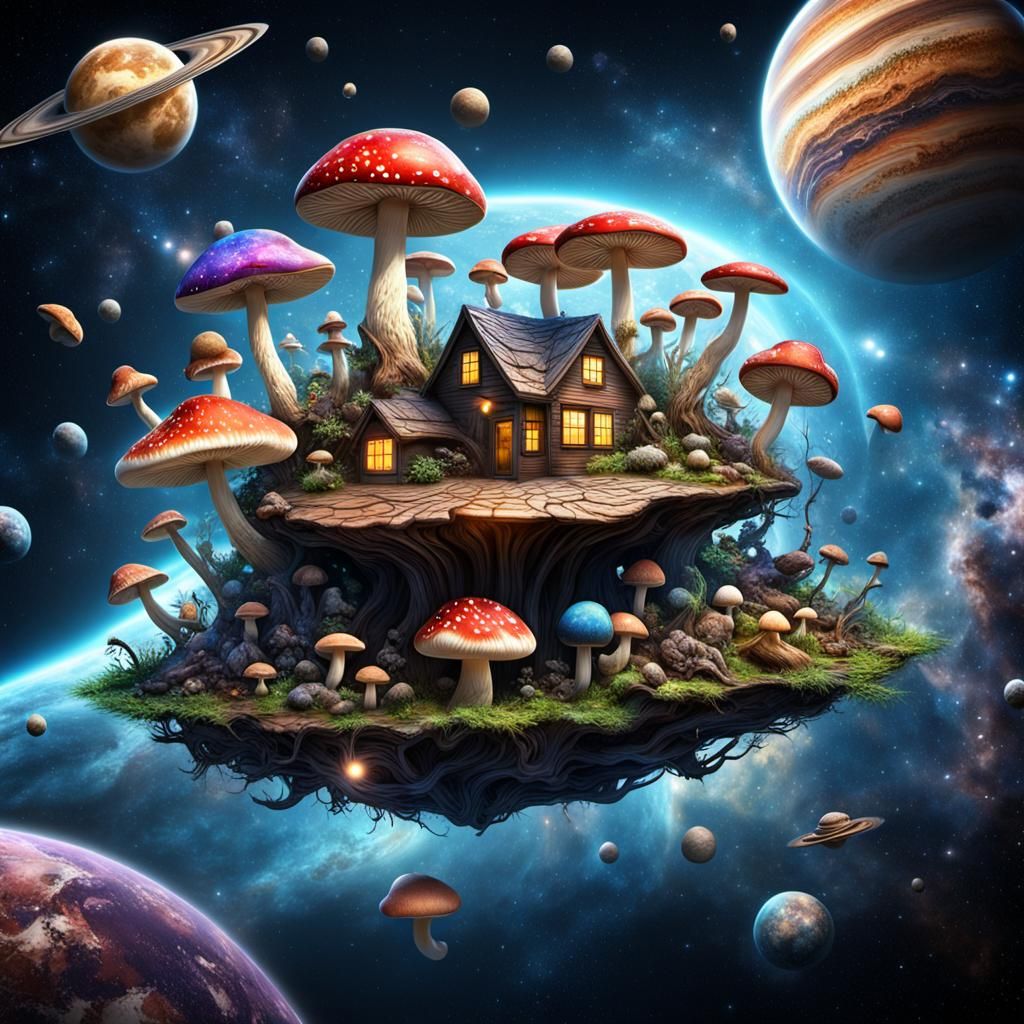 Mushroom Heaven  by @Kevi