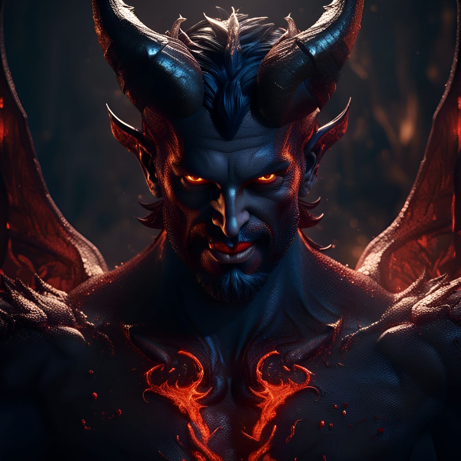 Lucifer the Devil III - AI Generated Artwork - NightCafe Creator