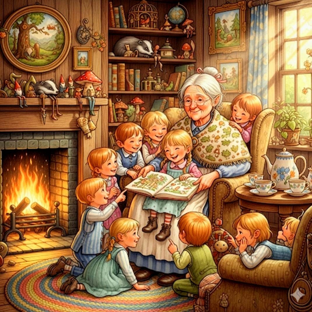 Reading with Granny M