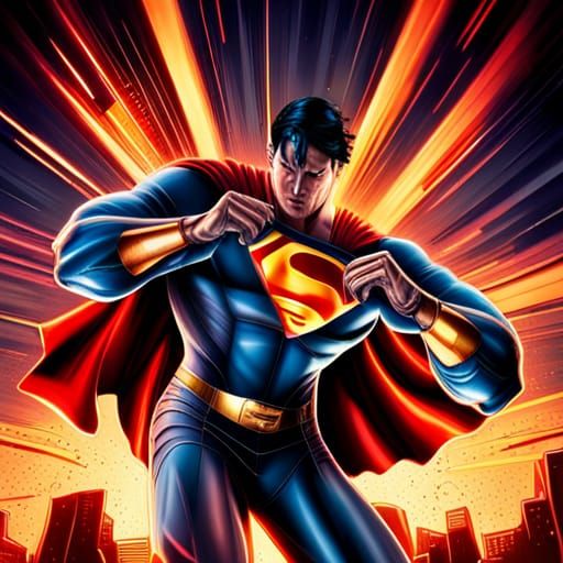 Superman! - AI Generated Artwork - NightCafe Creator