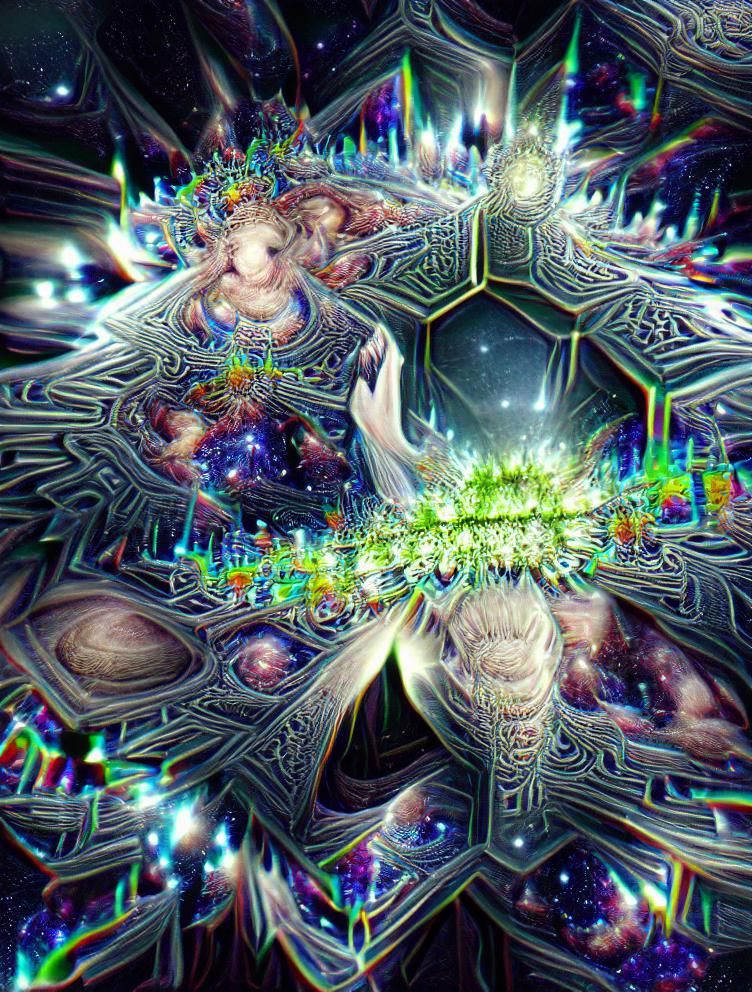 Divine hyper-dimensional mandala
