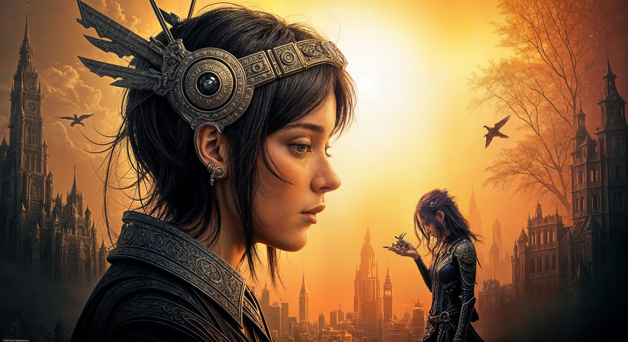  (((maximalist))), Cinematography, Photorealistic hyper-detailed, Retro-Futuristic, high resolution, cinematic, realistic skin, sharp detail...