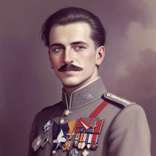 WW1 : ace of aces portrait 1 - AI Generated Artwork - NightCafe Creator