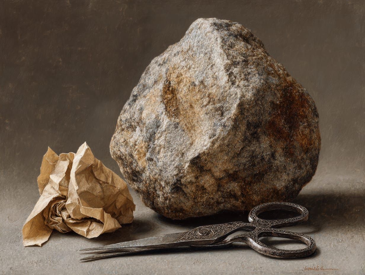 The Rock, the Paper, and the Scissors