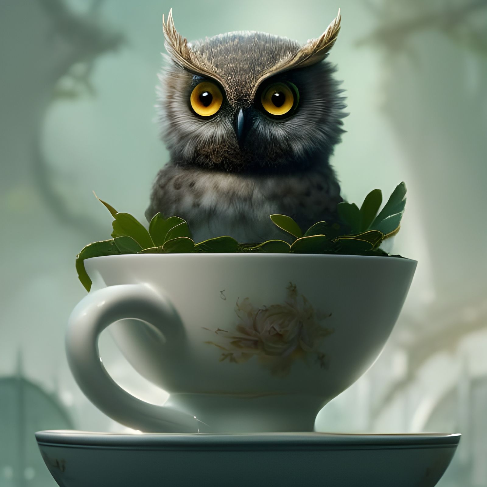 Owl have milk & sugar, please.