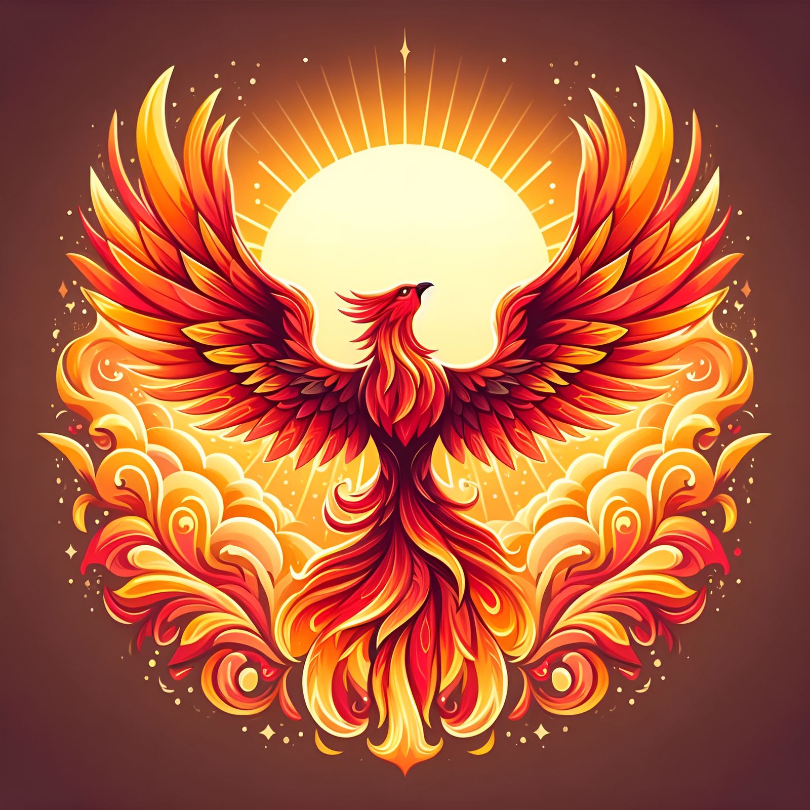 Phoenix of the Rising Sun