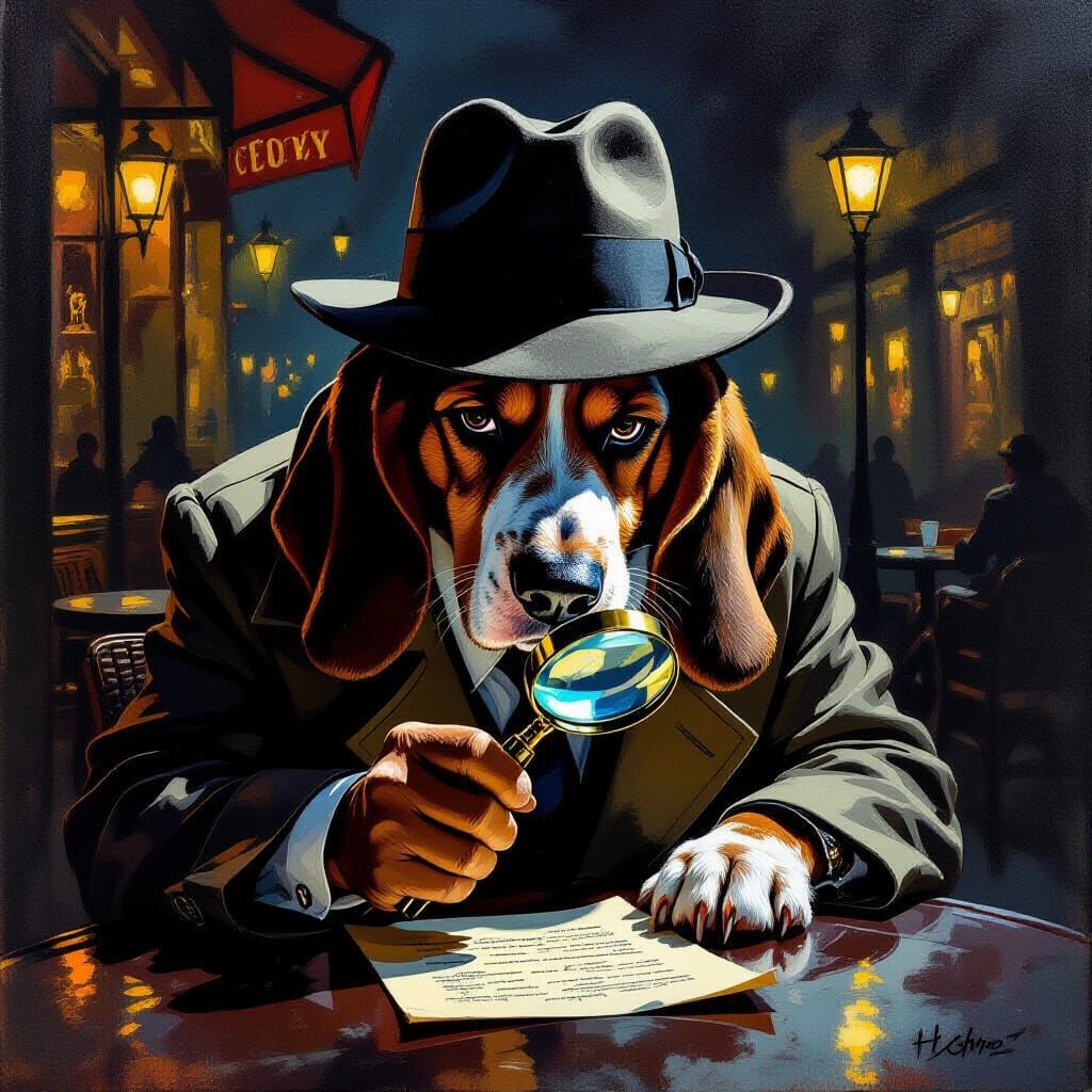 Detective Hound  by @Enigma Bruce