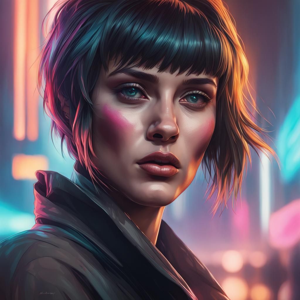 Anna 2049 L.A. - AI Generated Artwork - NightCafe Creator