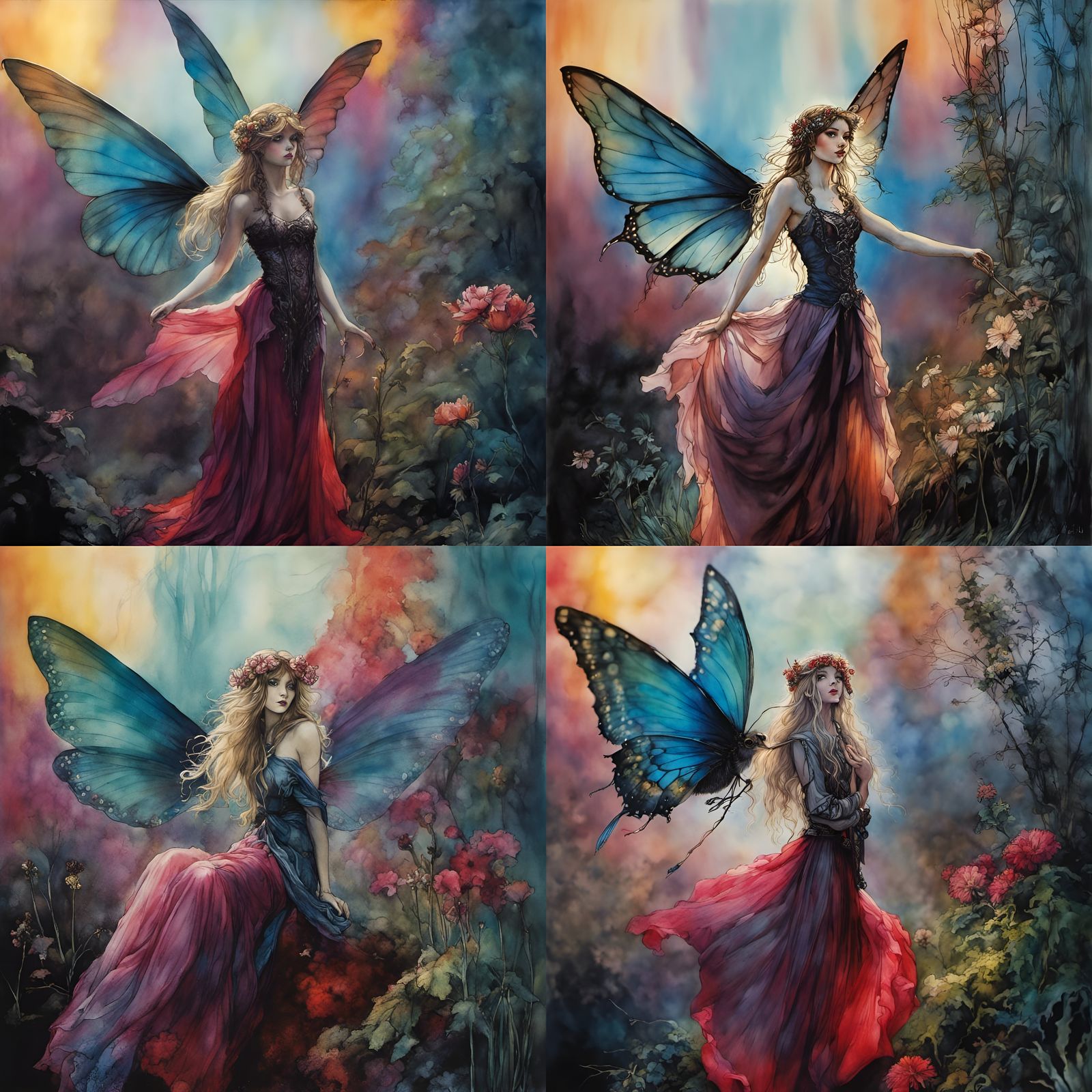 Beautiful fantasy faerie