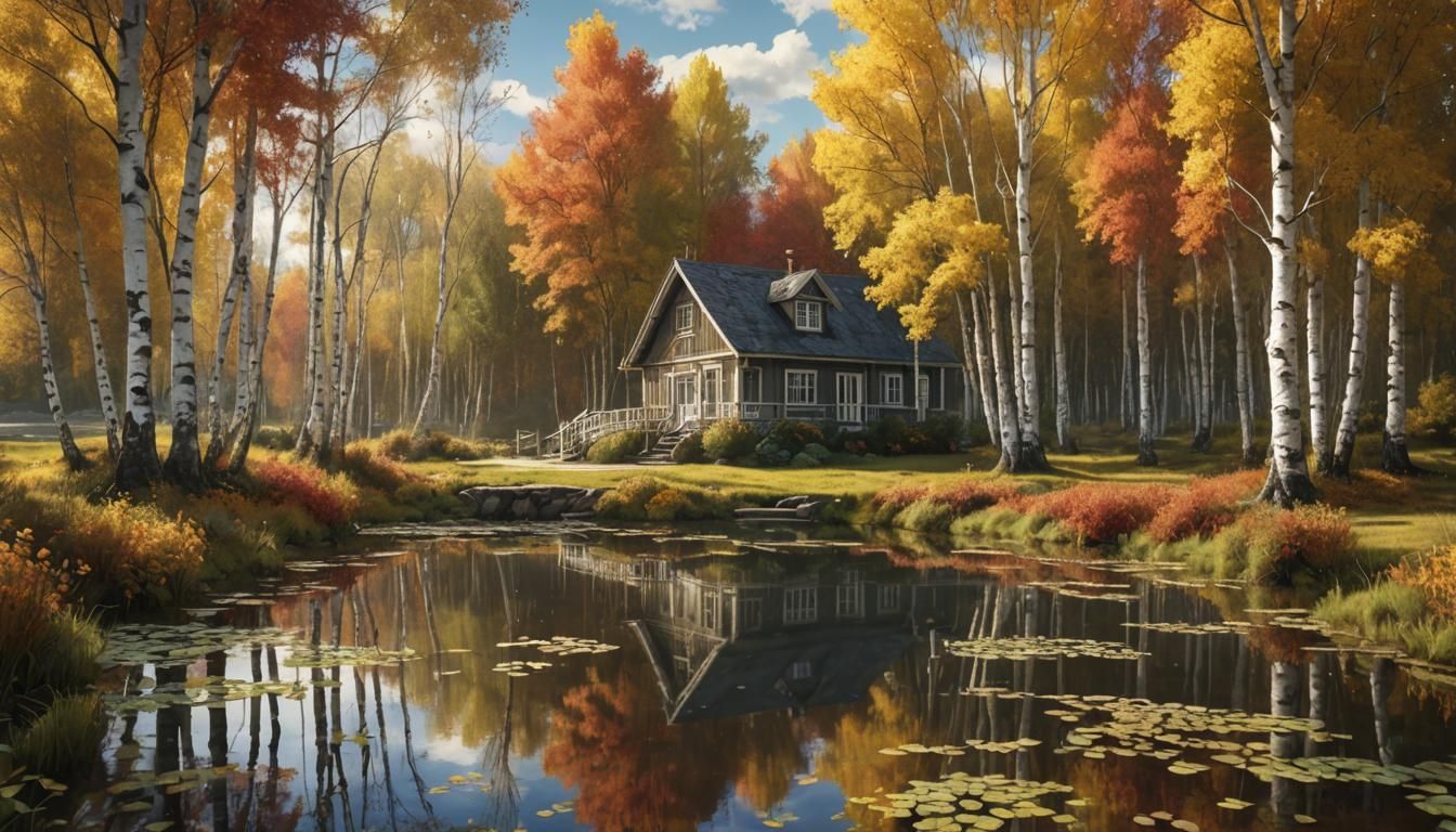 "Cottage in the Birches"