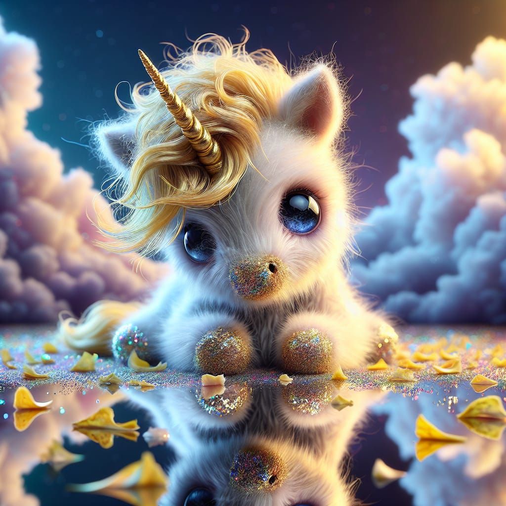 Glitter-corn  by @Chief_Runs-with-scissors