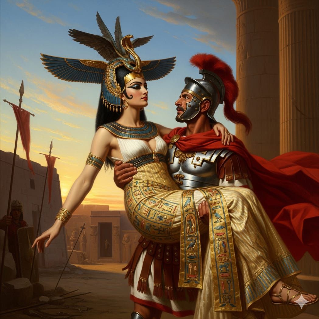 The theatrical beauty of Cleopatra