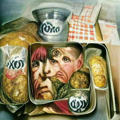 Food rations.