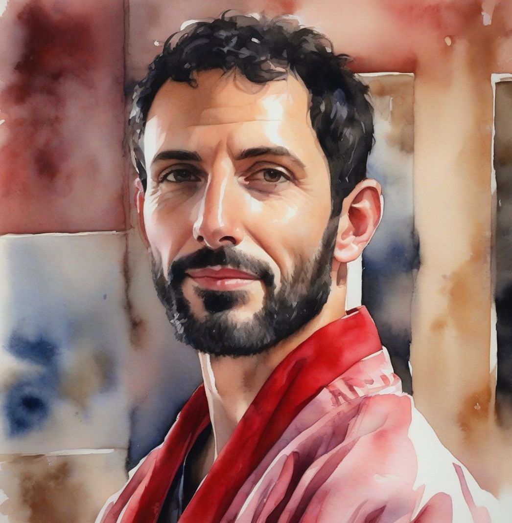 Ariel ·  a handsome bearded man