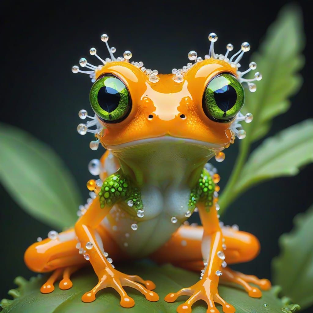 Alien frog  by @Hit moments